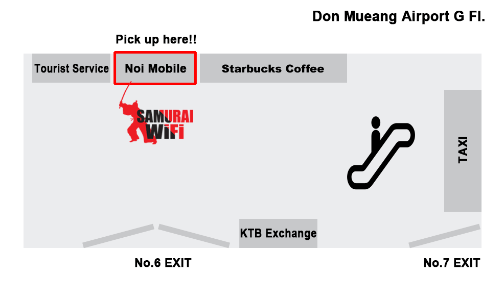 donmueang Airport map