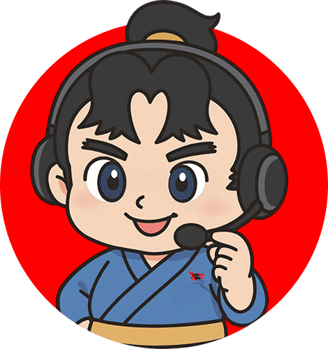 Cartoon boy wearing a blue robe and headset, smiling as he speaks into a microphone.
